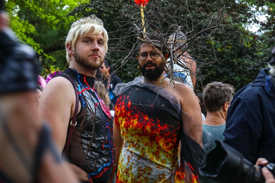 The marchers of Drag March 2021